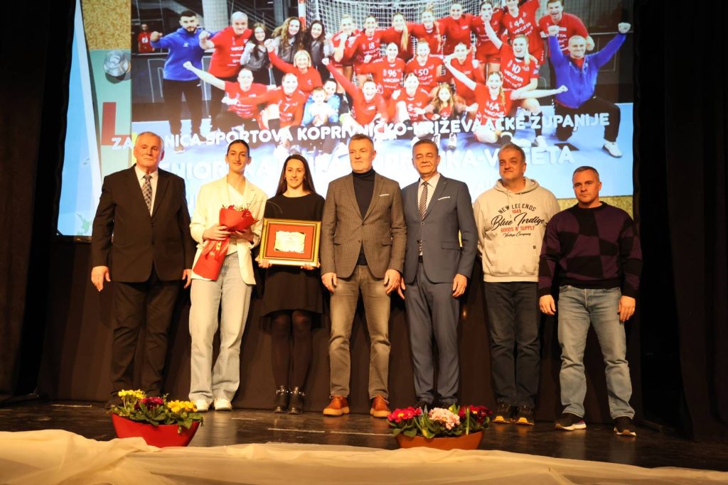 Podravka Vegeta proglašena najuspješnijom ženskom sportskom ekipom Koprivničko-križevačke županije