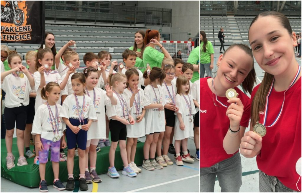Katja i Jana podržale veliki sportski susret vrtićaraca